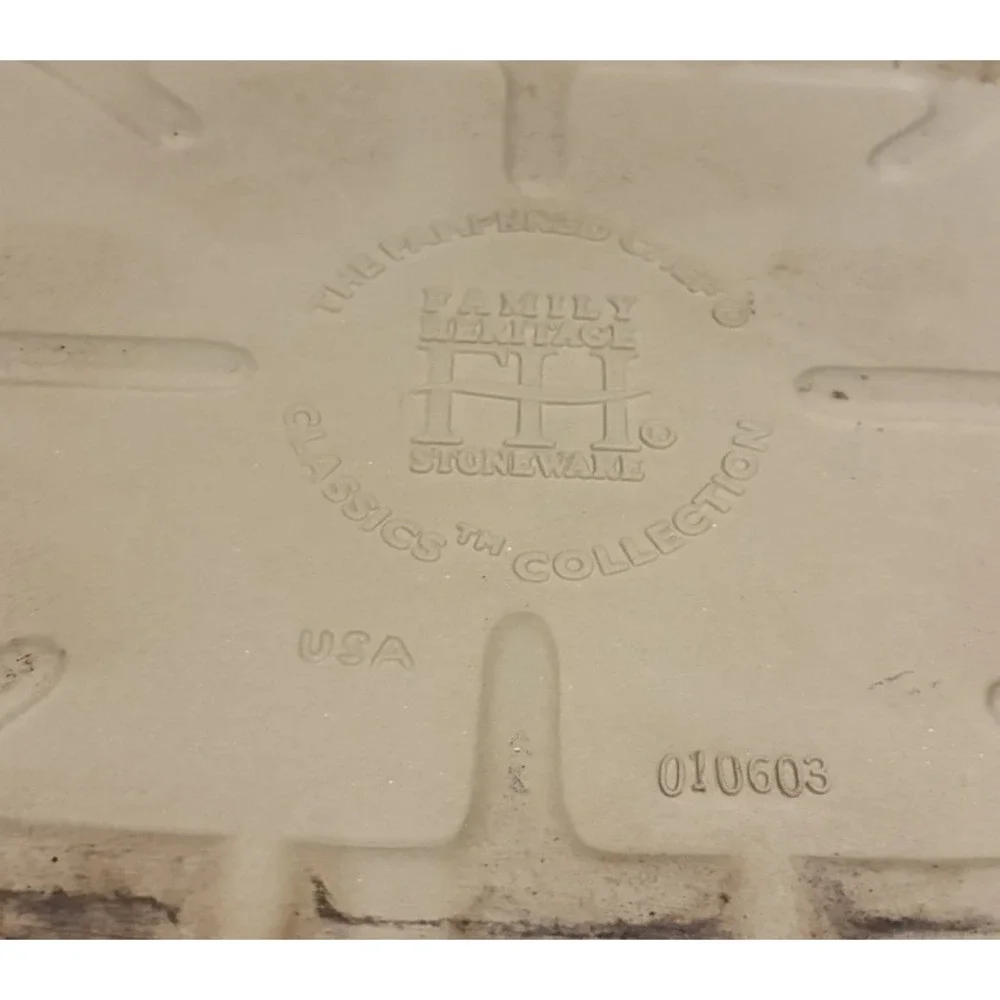 Pampered Chef Family Heritage Stoneware Rectangular Baker 10 X 16 X 3